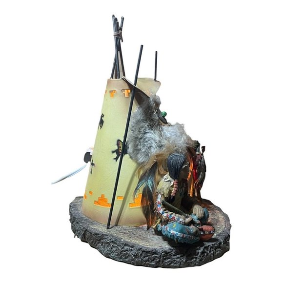 Native American TeePee Lamp - Picture 2 of 10